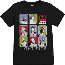 Star Wars The Last Jedi Light Side Kids' Black T-Shirt - 3 - 4 Years