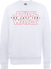 Star Wars The Last Jedi Men's White Sweatshirt - M - White