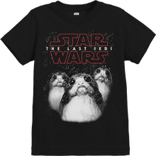 Star Wars The Last Jedi Porgs Kids' Black T-Shirt - 5 - 6 Years