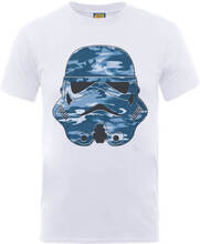 Star Wars Stormtrooper Blue Camo T-Shirt - White - S