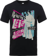 Star Wars Princess Leia Rock Poster T-Shirt - Black - S