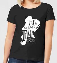 Disney Beauty And The Beast Princess Belle Tale As Old As Time Women's T-Shirt - Black - S