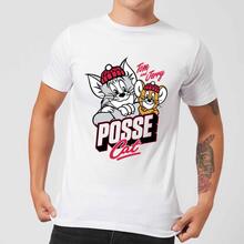Tom & Jerry Posse Cat Men's T-Shirt - White - S