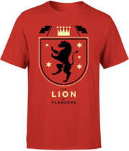 The Lion Of Flanders Men's T-Shirt - S - Red