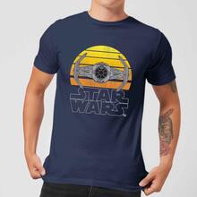 Star Wars Sunset Tie Men's T-Shirt - Navy - M - Navy