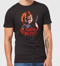 Chucky Wanna Play? Men's T-Shirt - Black - M