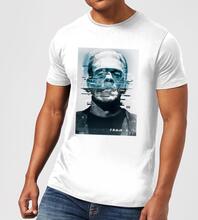 Universal Monsters Frankenstein Glitch Men's T-Shirt - White - S