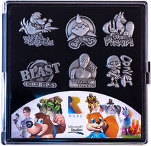 Rare Heritage Gaming Pin Badge Limited Edition Set