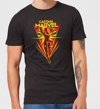 Captain Marvel Freefall Men's T-Shirt - Black - S
