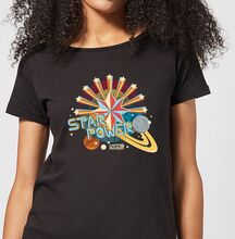 Captain Marvel Star Power Women's T-Shirt - Black - S - Black
