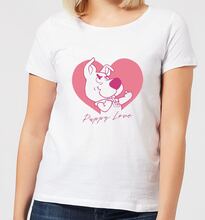 Scooby Doo Puppy Love Women's T-Shirt - White - S - White