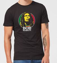 Bob Marley Face Logo Men's T-Shirt - Black - S