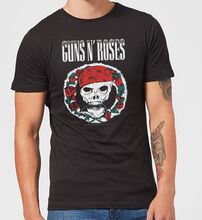 Guns N Roses Circle Skull Men's T-Shirt - Black - S
