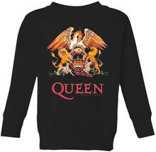 Queen Crest Kids' Sweatshirt - Black - 3-4 Years