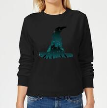 Harry Potter Sorting Hat Silhouette Women's Sweatshirt - Black - XS