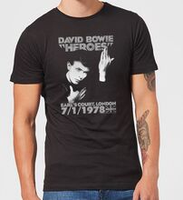 David Bowie Heroes Earls Court Men's T-Shirt - Black - S