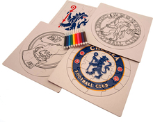 Chelsea FC Farve/Logo puzzlespil