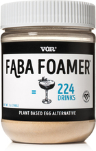 Vegansk skummad drink -faba foamer – torkat kikärtsspad