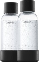 MySoda Vannflaske 0,5 liter 2 stk, Svart