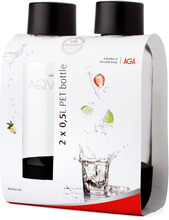 Aqvia Aga PET-Flaske 0,5 l Duopack Svart