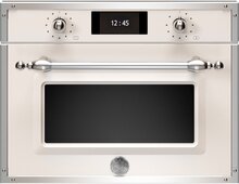 Bertazzoni F457HERMWTAX Heritage kombiovn med mikrobølgeovn, elfenbenshvit