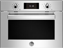 Bertazzoni F457PROMWTX Pro kombiovn med mikrobølgeovn, 45 cm, rustfritt stål