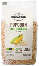 Biofactor Økologisk popcorn, 500g