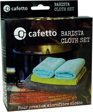 Cafetto Barista sett med 4 spesialkluter