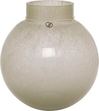 Ernst Glassvase rund 22 cm, Ø21, grønn