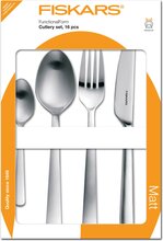 Fiskars Functional Form Bestikksett 16 Deler Matt