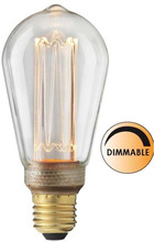 Globen Lighting Lyspære Laser LED Filament Dimbar Klar Uniterm E27