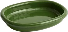 HAY Barro oval tallerken large, grønn