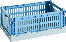 HAY Colour Crate Mix oppbevaringsboks small, sky blue