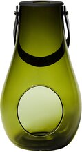 Holmegaard DWL lanterne, 29 cm, olivengrønn