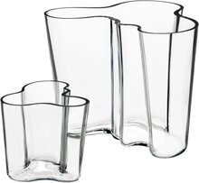 Iittala Alvar Aalto Collection Vase Gavesett 160+95 mm Klar