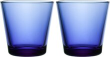 Iittala Kartio glass 21 cl 2 stk, ultramarinblå