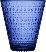 Iittala Kastehelmi glass 30 cl 2 stk, ultramarinblå