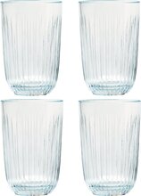 Kähler Hammershøi vannglass 37 cl Ø 8 cm 4 stk, klar