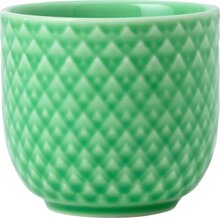 Lyngby Porcelæn Rhombe Color eggekopp 5 cm, Grønn