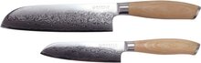 Mareld Akio sett med to Santoku kniver, 13 & 18 cm