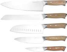 Mareld Knivsett med 5 kniver i europeisk tradisjon