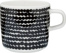 Marimekko OIVA kaffekopp 2 dl, siirtolapuutarha, hvit/svart