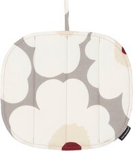 Marimekko Pieni Unikko gryteklut 21,5 cm, grå/rød/gul