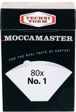Moccamaster Kaffefilter størrelse 1x1 80 stk