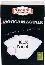 Moccamaster Kaffefilter Størrelse 1x4 100 stk