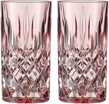 Nachtmann Noblesse longdrinkglass, rosé, 2 stk