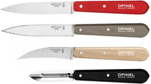 Opinel Essentials Skrellekniver sett 4 deler Loft