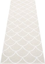 Pappelina Gulvteppe Kotte, 70 x 225 cm, fossil grey/white