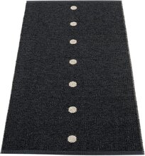 Pappelina Gulvteppe Peg, 70 x 140 cm, black/linen