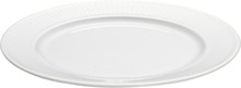 Pillivuyt Hvit Plissé tallerken, Ø 17 cm.